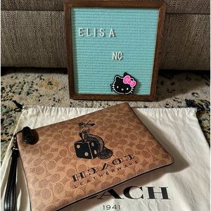 Coach Viper Turn Lock Pouch